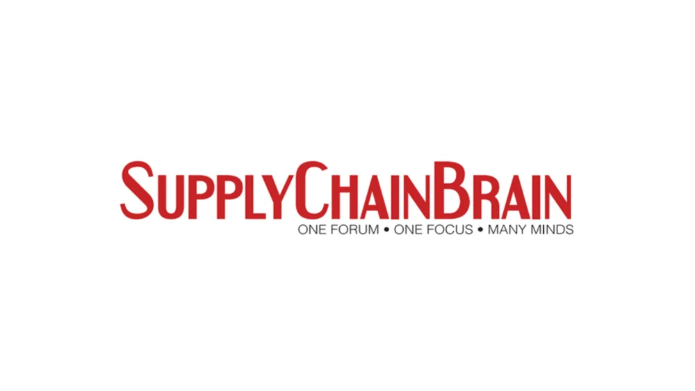 SupplyChainBrain logo in bold red text with tagline “One Forum • One Focus • Many Minds” on a white background.