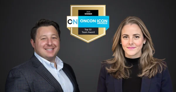 OIA Global team featured with OnCon Icon Awards 2025 Top 50 Team Award badge